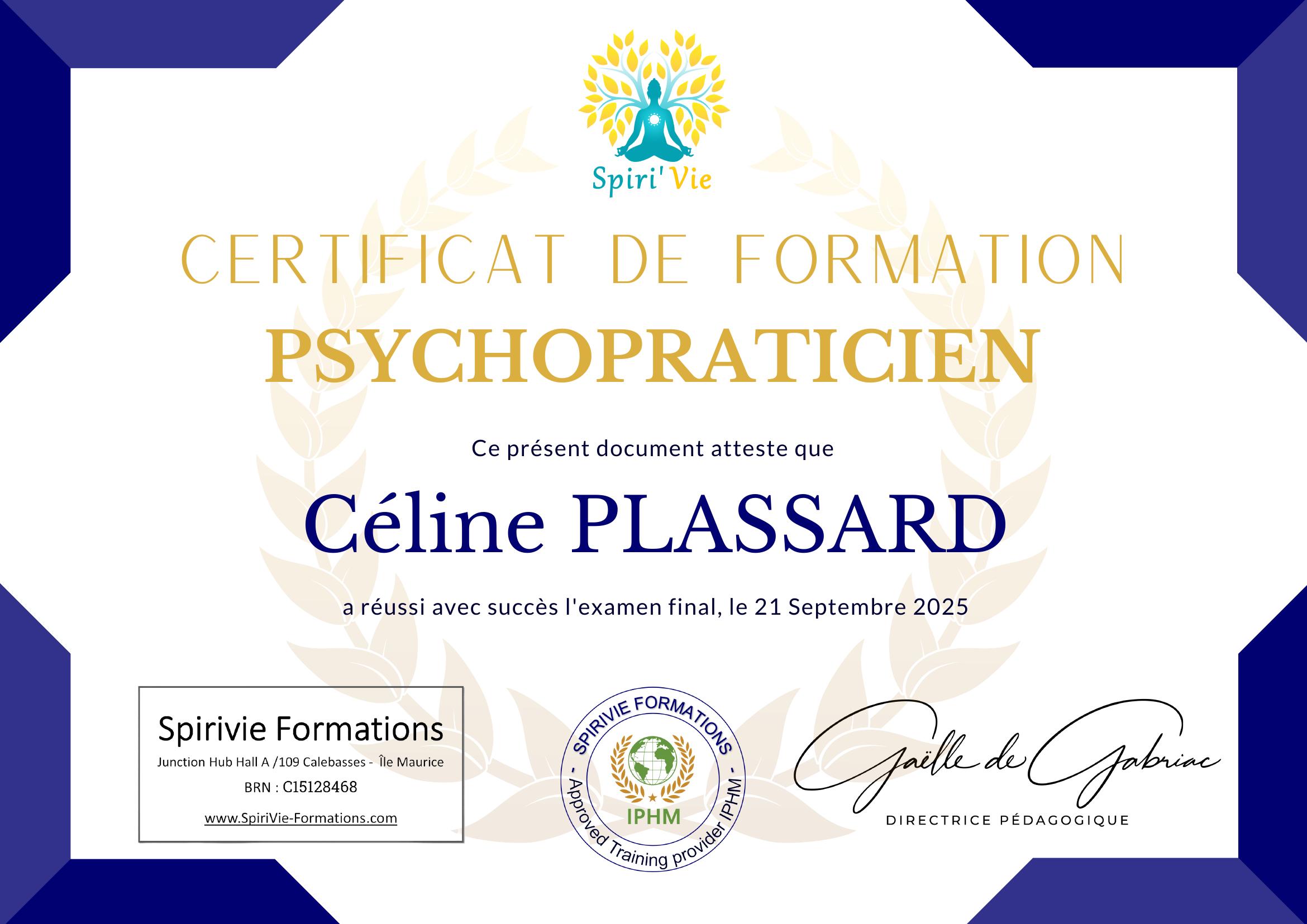 Diplome psychopraticien